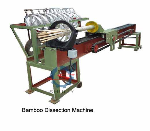 Application of bamboo dissection machine in bamboo processing