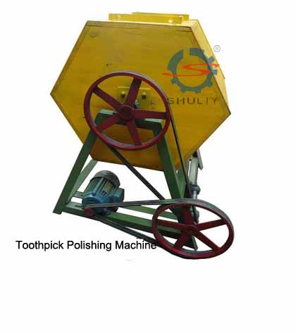 Toothpick polishing machine